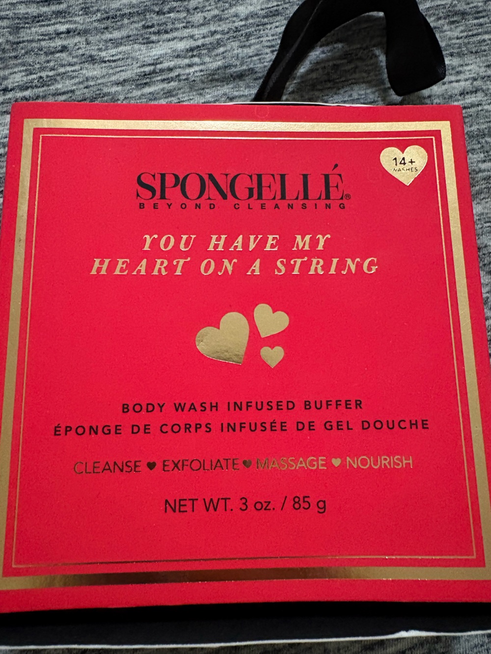 Spongelle - Heart On A String - Body Wash Infused Buffer